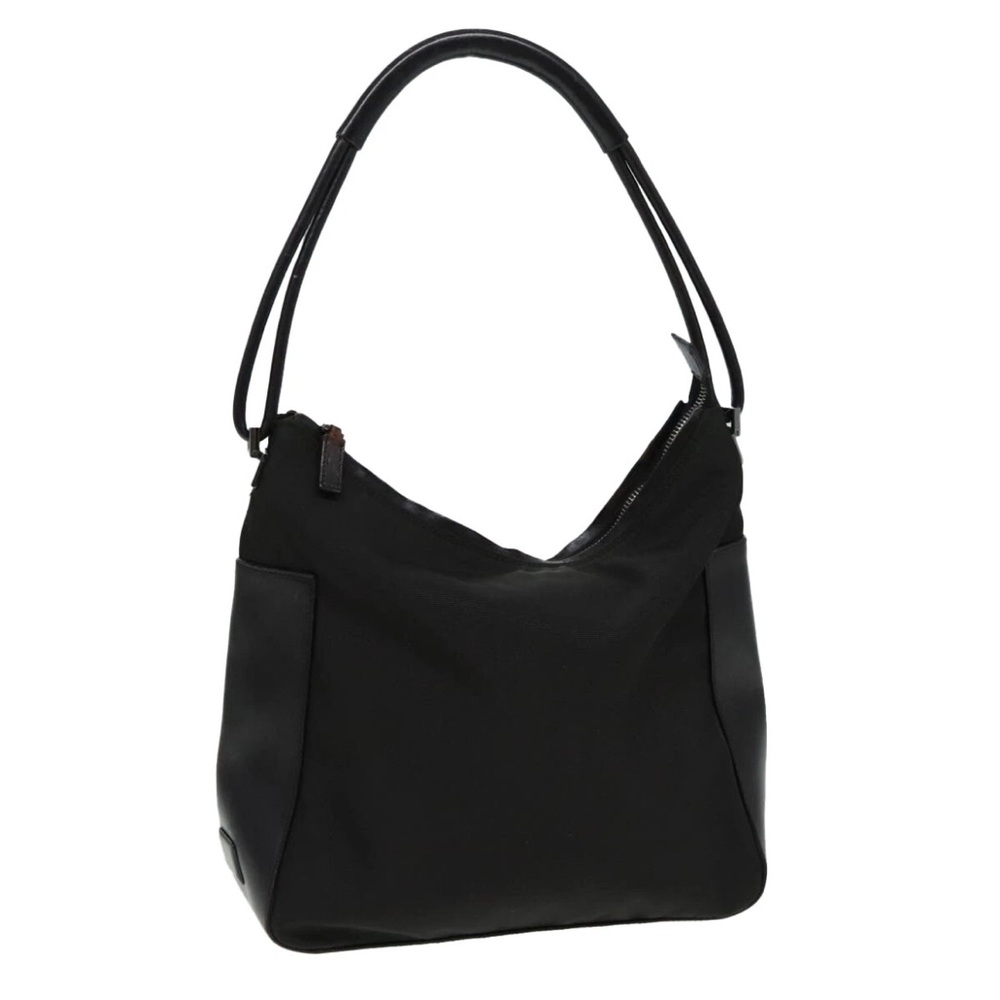 Gucci Black Nylon Canvas Shoulder Bag